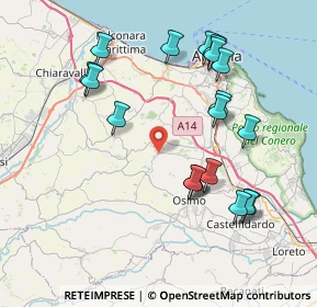 Mappa Via Risorgimento, 60020 Offagna AN, Italia (8.432)