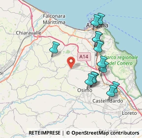 Mappa Via Risorgimento, 60020 Offagna AN, Italia (7.72231)