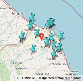 Mappa Via Risorgimento, 60020 Offagna AN, Italia (12.117)