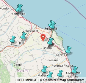 Mappa Via Risorgimento, 60020 Offagna AN, Italia (19.57071)