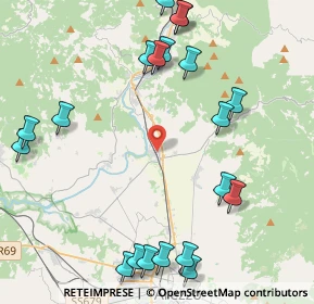 Mappa Località ponte alla Chiassa, 52100 Arezzo AR, Italia (5.5145)