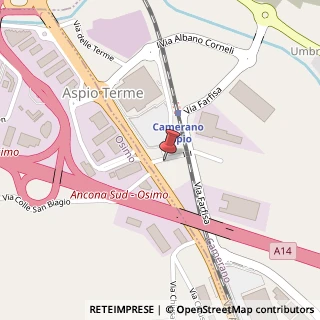 Mappa Via della Stazione, 8, 60021 Camerano, Ancona (Marche)