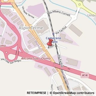 Mappa Via della Stazione, 6, 60021 Camerano, Ancona (Marche)