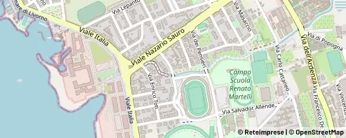 Mappa Livorno