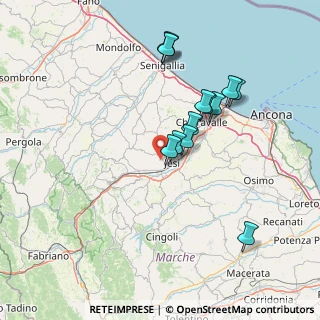 Mappa Via Tabano, 60035 Jesi AN, Italia (14.05538)