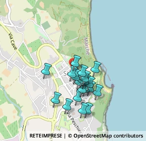 Mappa Via A. Giulietti, 60020 Sirolo AN, Italia (0.3705)