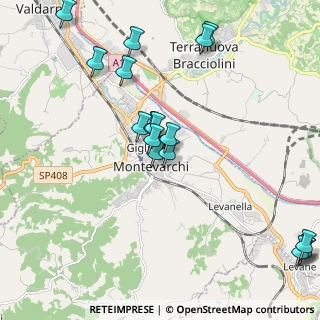 Mappa Via Carso, 52025 Montevarchi AR, Italia (2.43)
