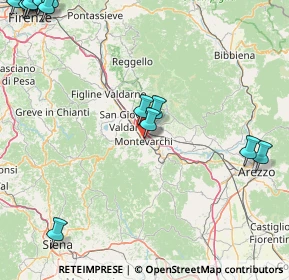 Mappa Via Montenero, 52025 Montevarchi AR, Italia (29.22765)