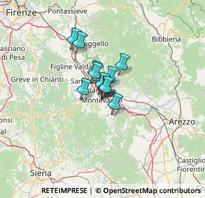 Mappa Via Montenero, 52025 Montevarchi AR, Italia (6.135)