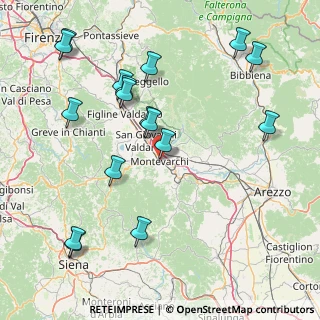 Mappa Via Carso, 52025 Montevarchi AR, Italia (19.31118)
