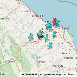Mappa Viale M. L. King - Liceo, 60035 Jesi AN, Italia (10.28)