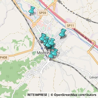 Mappa Via Trieste, 52025 Montevarchi AR, Italia (0.408)