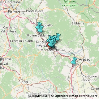 Mappa Via Trieste, 52025 Montevarchi AR, Italia (5.63692)