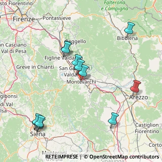 Mappa Via Trieste, 52025 Montevarchi AR, Italia (19.00833)