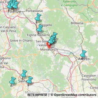 Mappa Via Gaetano Palloni, 52025 Montevarchi AR, Italia (24.56667)