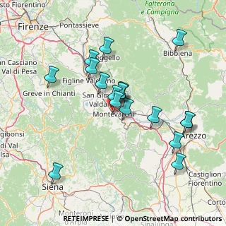 Mappa Via Trieste, 52025 Montevarchi AR, Italia (14.15389)