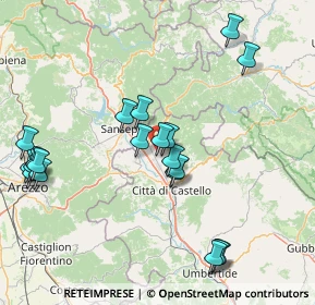 Mappa Località Ca' Matra, 06016 San Giustino PG, Italia (18.0685)