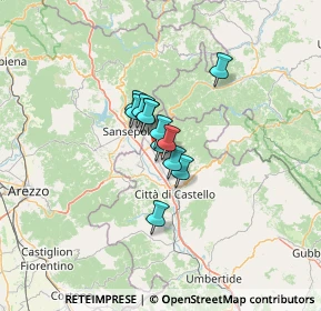 Mappa Località Ca' Matra, 06016 San Giustino PG, Italia (7.07417)
