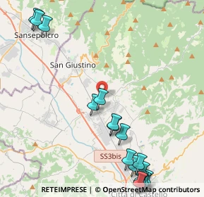 Mappa Località Ca' Matra, 06016 San Giustino PG, Italia (6.267)