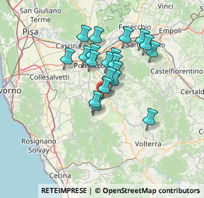 Mappa Via Pozzuolo, 56030 Terricciola PI, Italia (10.986)