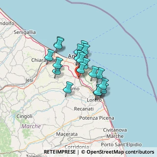Mappa Via Chiusa, 60027 Osimo AN, Italia (9.514)