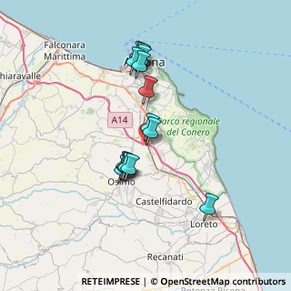 Mappa Via Chiusa, 60027 Osimo AN, Italia (6.46)