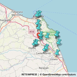 Mappa Via Chiusa, 60027 Osimo AN, Italia (6.02294)