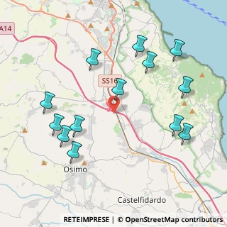 Mappa Via Chiusa, 60027 Osimo AN, Italia (4.63077)