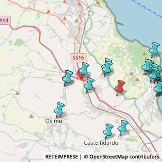 Mappa Via Chiusa, 60027 Osimo AN, Italia (5.662)