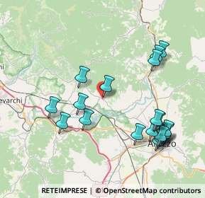 Mappa SP 1 Setteponti, 52029 Castiglion Fibocchi AR, Italia (9.0355)