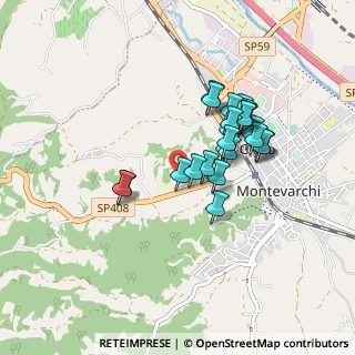 Mappa Via Chiantigiana, 52025 Montevarchi AR, Italia (0.7375)