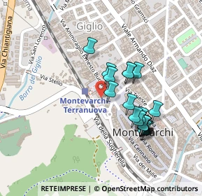 Mappa Piazza Giuseppe Mazzini, 52025 Montevarchi AR, Italia (0.207)