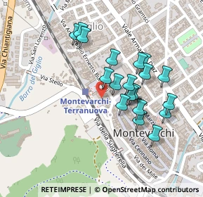 Mappa Piazza Donatori di Sangue, 52025 Montevarchi AR, Italia (0.2055)