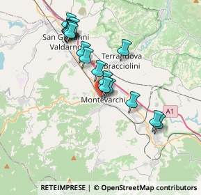 Mappa Piazza Giuseppe Mazzini, 52025 Montevarchi AR, Italia (3.58176)