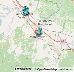 Mappa Via Sugherella, 52025 Montevarchi AR, Italia (4.33)