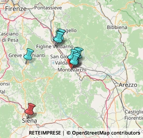 Mappa Piazza Donatori di Sangue, 52025 Montevarchi AR, Italia (10.60083)