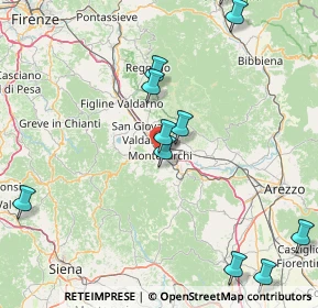 Mappa Piazza Giuseppe Mazzini, 52025 Montevarchi AR, Italia (20.09636)