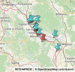 Mappa Piazza Vittorio Veneto, 52025 Montevarchi AR, Italia (9.58727)