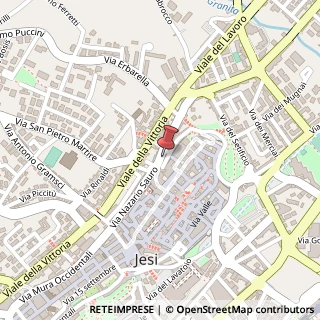 Mappa Via Giuseppe Garibaldi, 9/A, 60035 Jesi, Ancona (Marche)