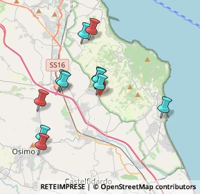 Mappa Via Loretana, 60021 Camerano AN, Italia (3.70909)