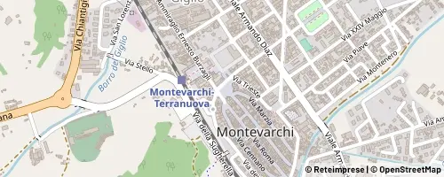 Mappa Montevarchi