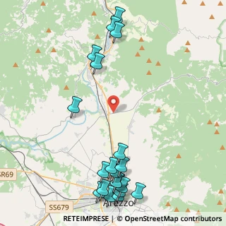 Mappa SP della Libbia, 52100 Giovi-Ponte , Italia (5.8675)