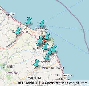 Mappa 60021 Camerano AN, Italia (10.4875)
