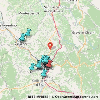 Mappa Via S. Filippo, 50028 Barberino Tavarnelle FI, Italia (7.6735)