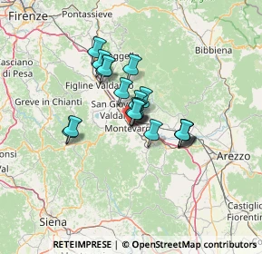 Mappa Via Francesco Cataliotti, 52025 Montevarchi AR, Italia (8.99316)