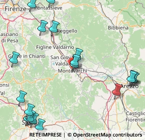 Mappa Via Francesco Cataliotti, 52025 Montevarchi AR, Italia (23.912)