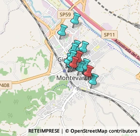 Mappa Via Francesco Cataliotti, 52025 Montevarchi AR, Italia (0.40625)