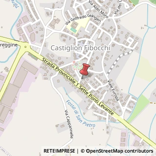 Mappa Via Guglielmo Marconi, 9, 52029 Castiglion Fibocchi, Arezzo (Toscana)