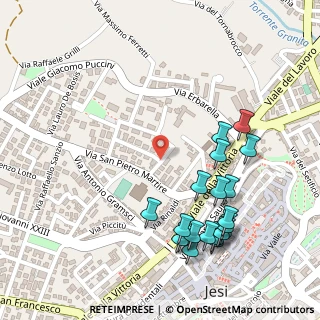 Mappa Via Sant'Antonio da Padova, 60035 Jesi AN, Italia (0.3045)