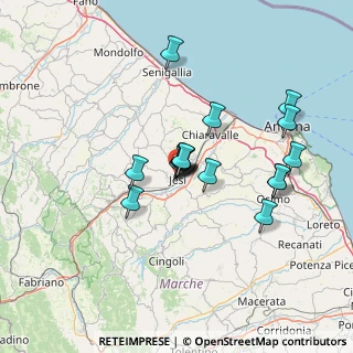 Mappa Via Sant'Antonio da Padova, 60035 Jesi AN, Italia (12.03125)